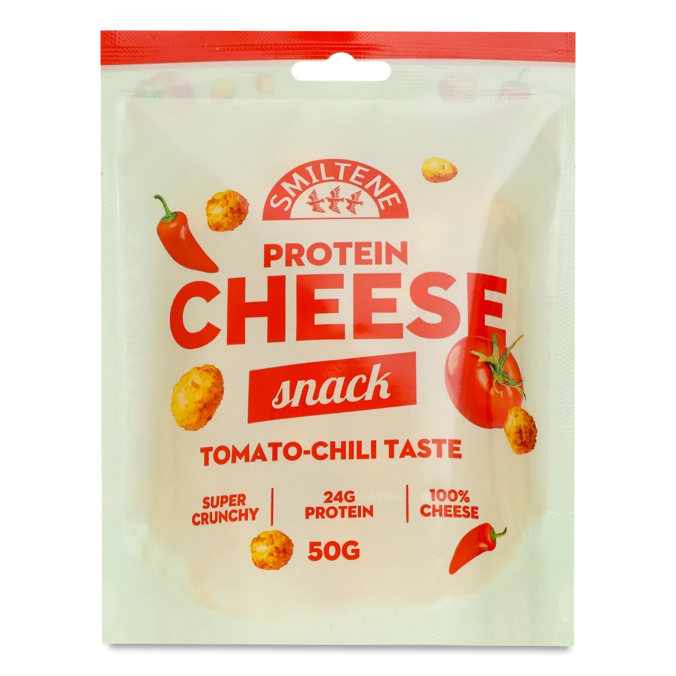 Снеки Smiltene сирні зі смак томат та солодке чилі - Фото 1