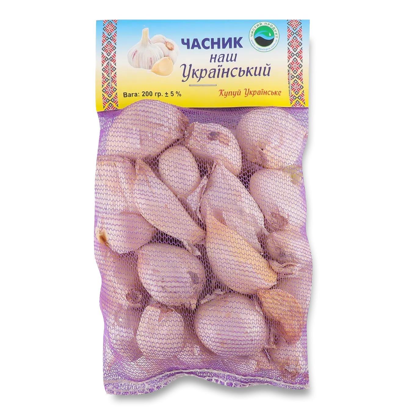 Часник Український розділений на зубки - Фото 1