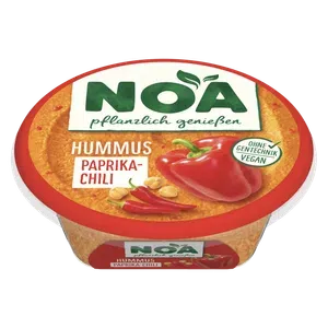 Хумус NOA з нуту з кунжутною пастою, паприкою, перцем чилі - Photo 1
