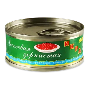 Ікра лососева «Находка» зерниста 2 ґ, з/б - Photo 1