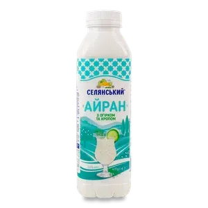 Айран Селянський з огірком та кропом 1,6% пет - Photo 1