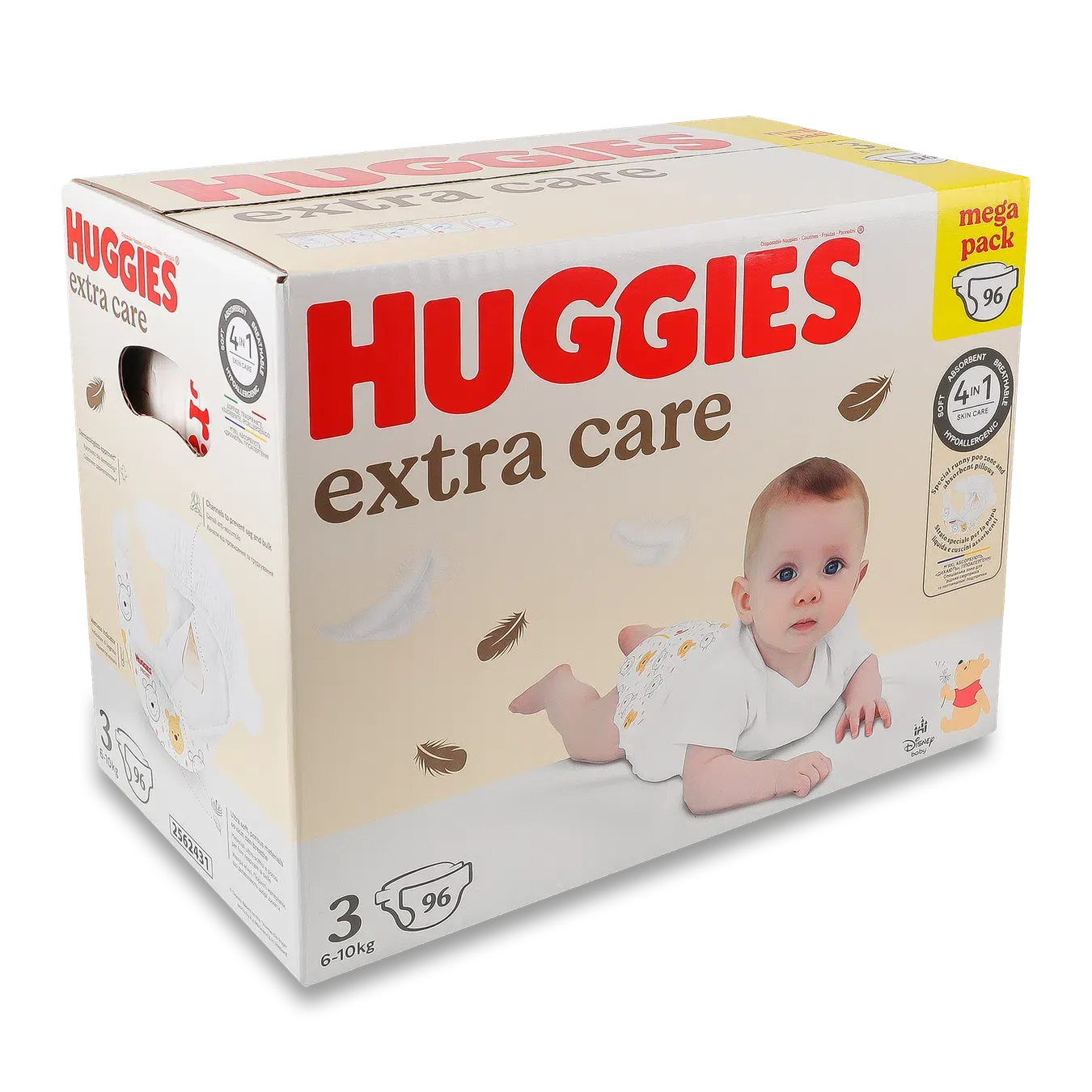 Підгузки Huggies Extra Care 3 (6-10 кг) - Фото 1