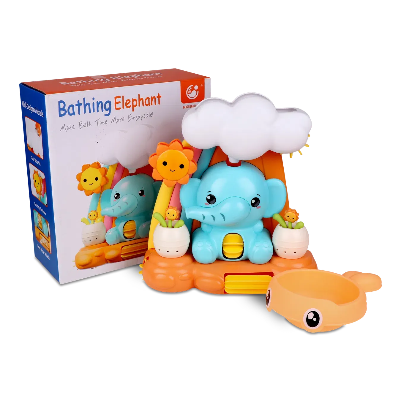 Іграшка для купання Слоник у ванній 985834 - Фото 1