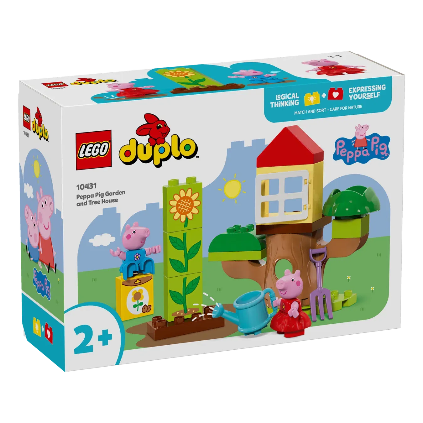 Конструктор LEGO DUPLO Сад і будиночок на дереві Пеппи 10431 - Фото 1
