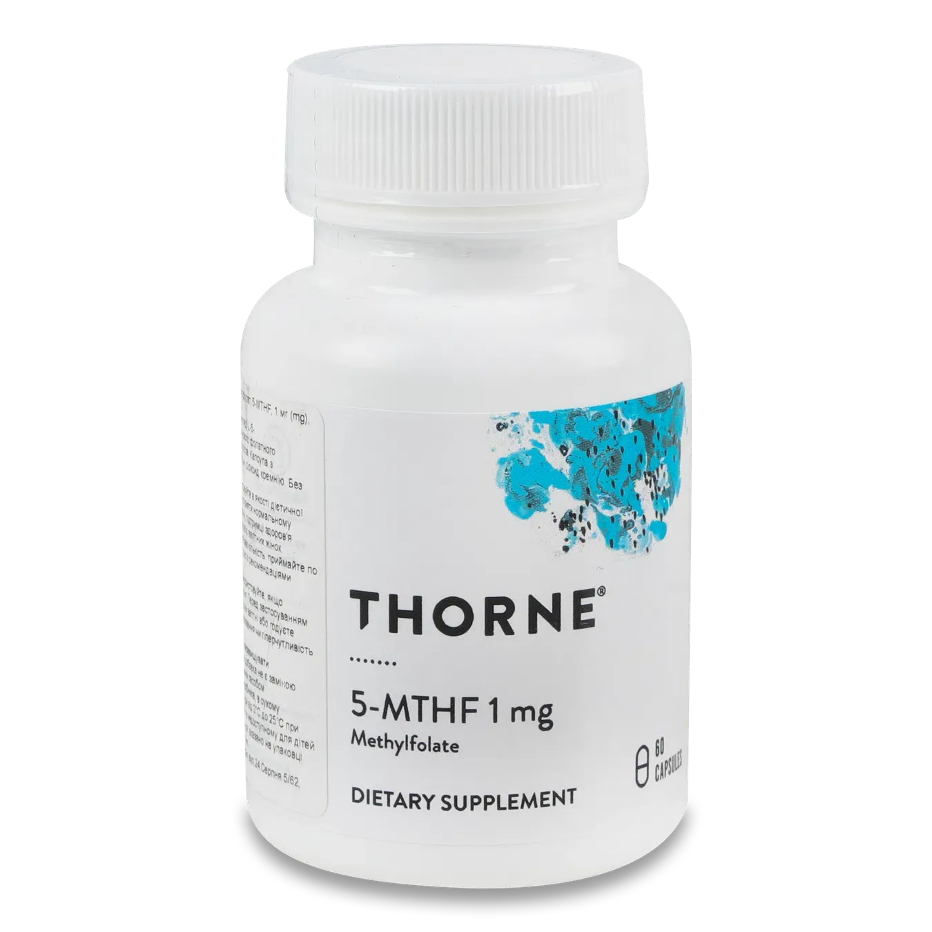 Добавка дієтична Thorne Метилфолат 5-MTHF 1 мг - Фото 1