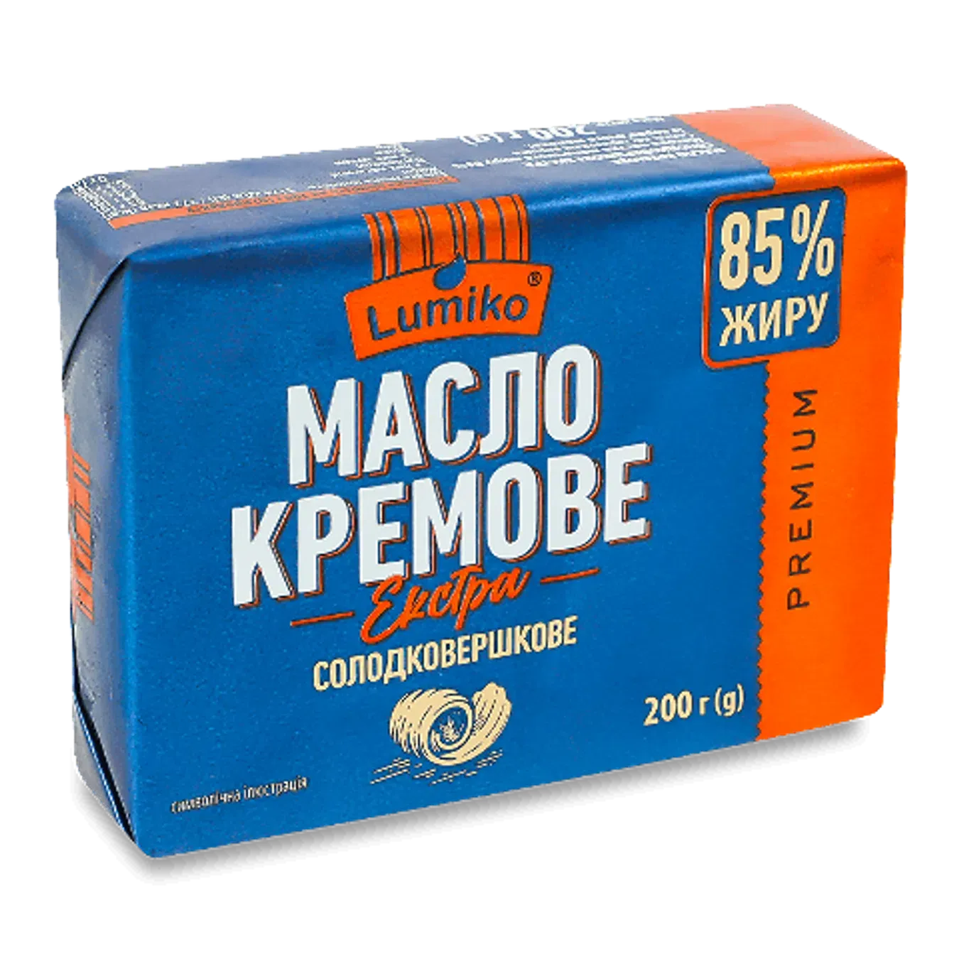 Масло солодковершкове Lumiko Кремове екстра 85% - Фото 1
