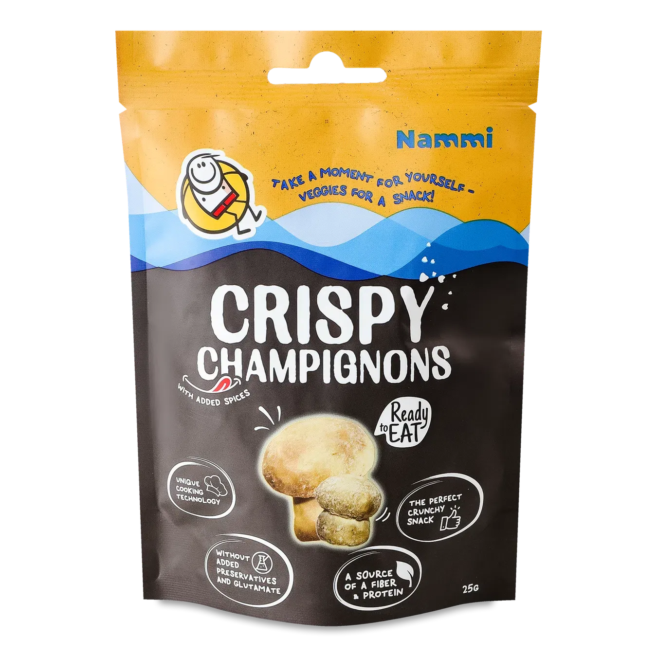 Снеки Nammi Печериці з додаван спецій сублімовані - Фото 1