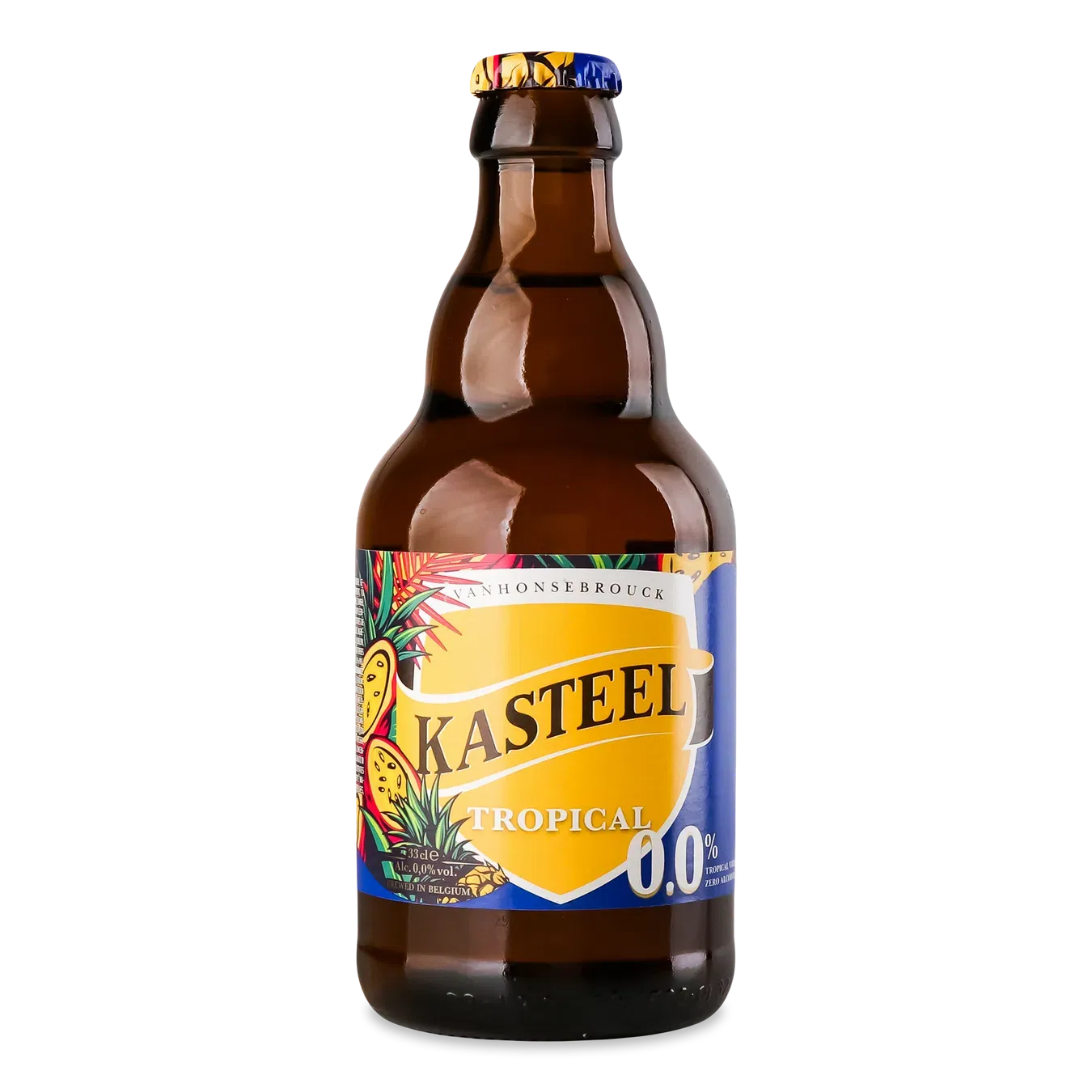 Пиво Kasteel Tropical світле фруктове безалкогольне - Фото 1