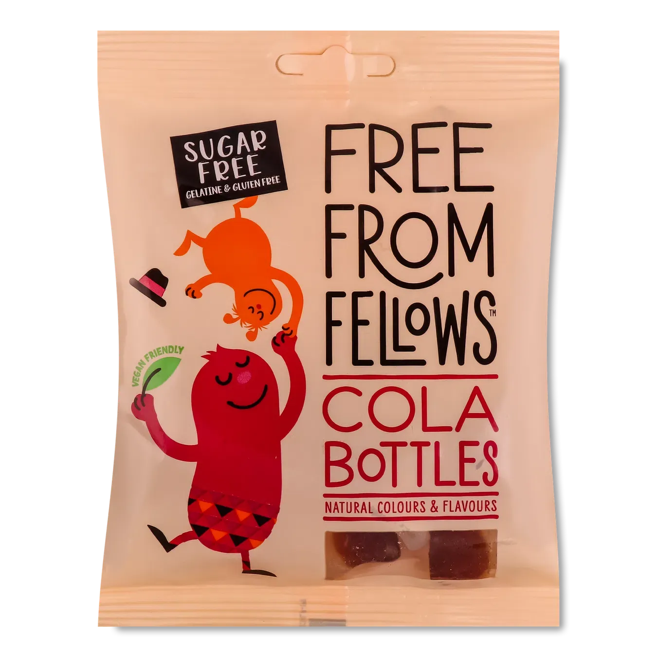 Цукерки Free From Fellows Cola Bottles жувальні - Фото 1