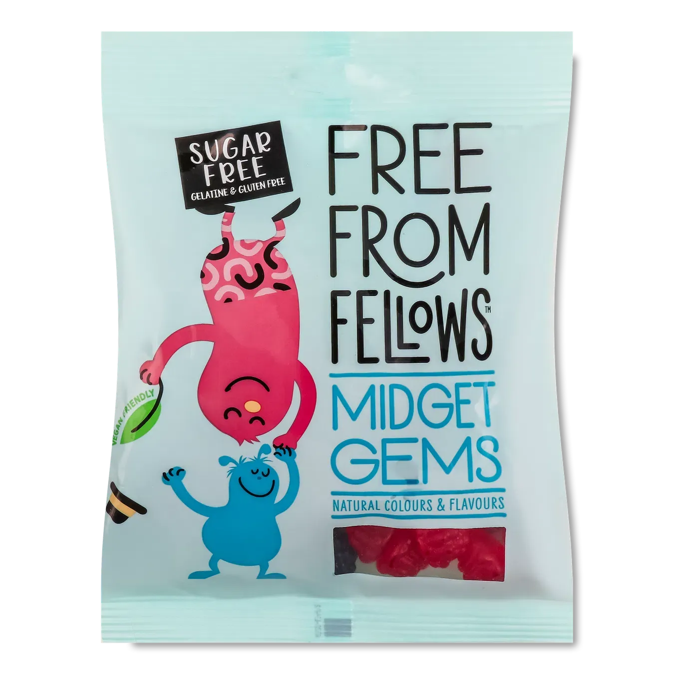 Цукерки Free From Fellows Midget Gems жувальні - Фото 1