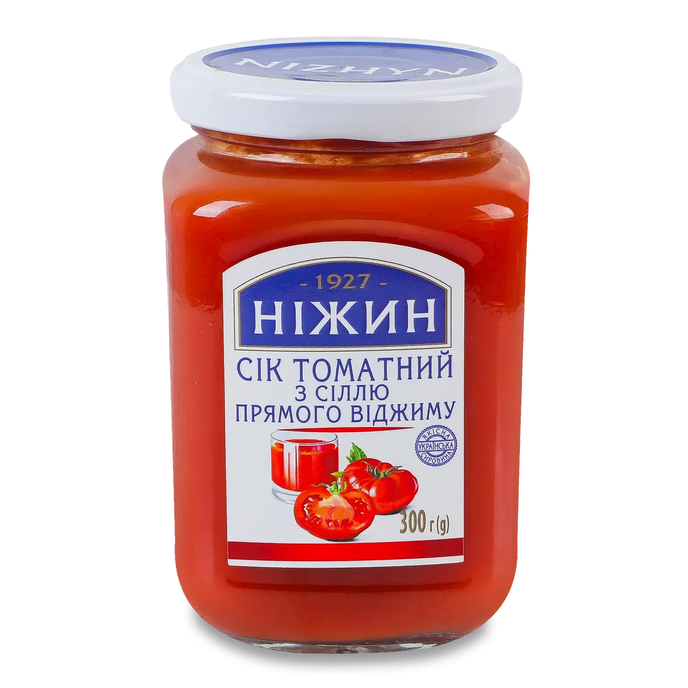 Сік Ніжин томатний прямого віджиму з сіллю - Фото 1