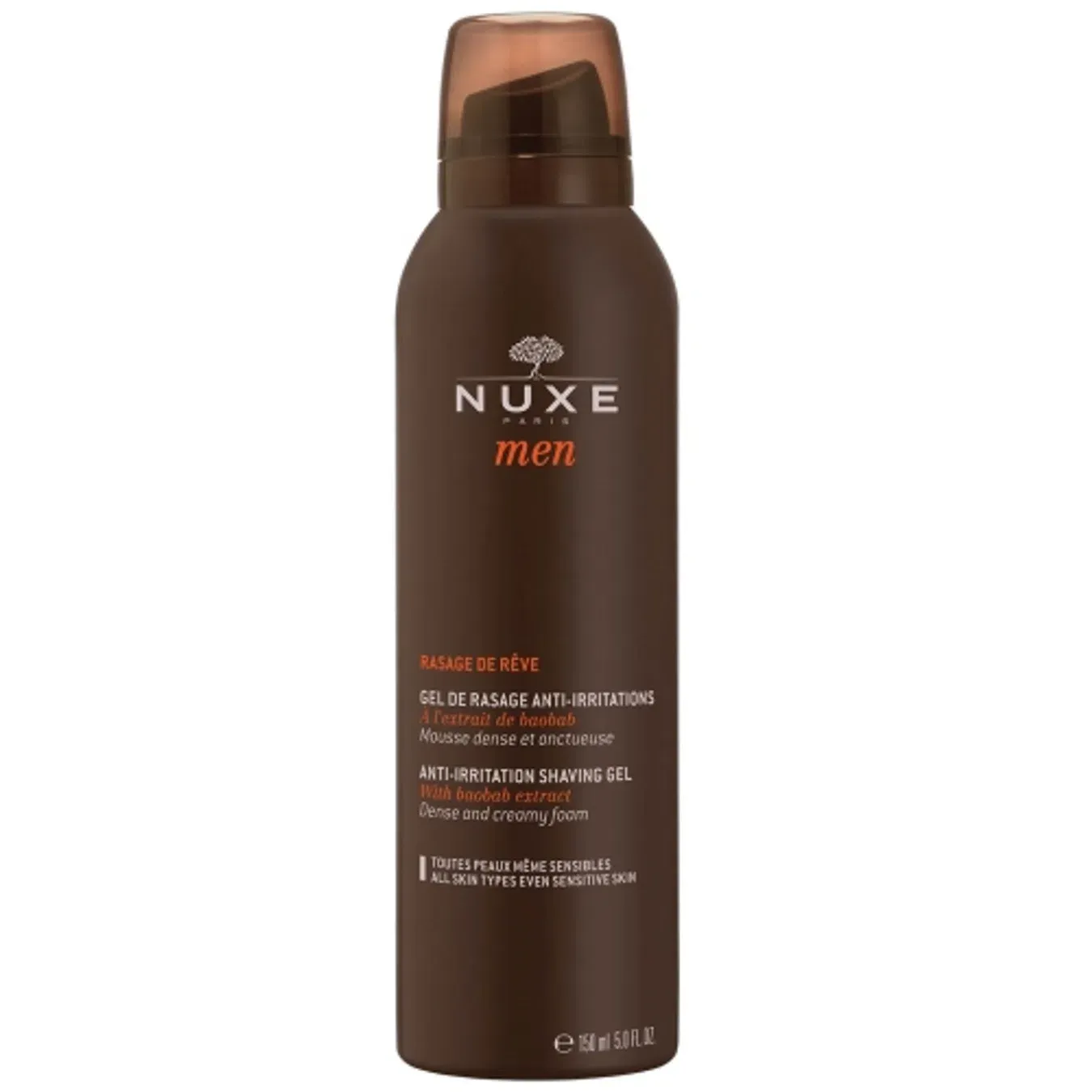 Гель Nuxe (Нюкс) Men (Мен) для обличчя для гоління 150 мл - Фото 1