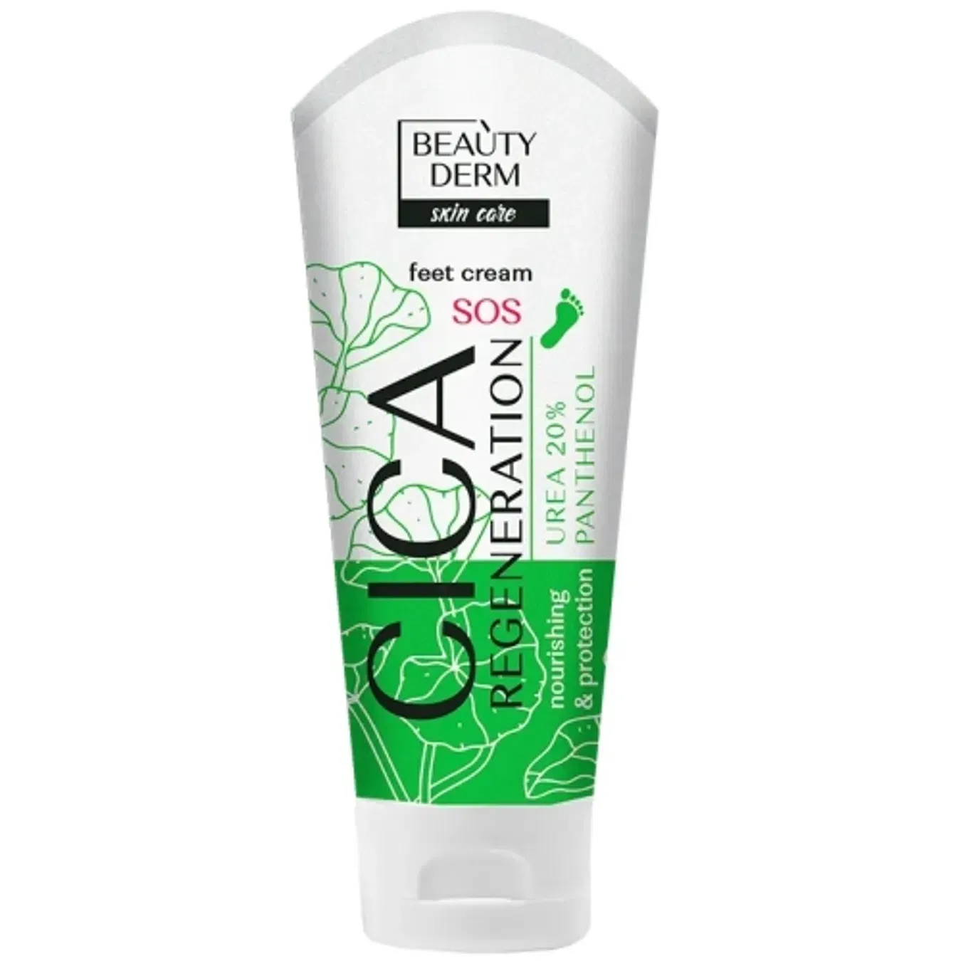 Крем Beauty Derm (Б`юті Дерм) SOS Cica для ніг Регенеруючий 75 мл - Фото 1