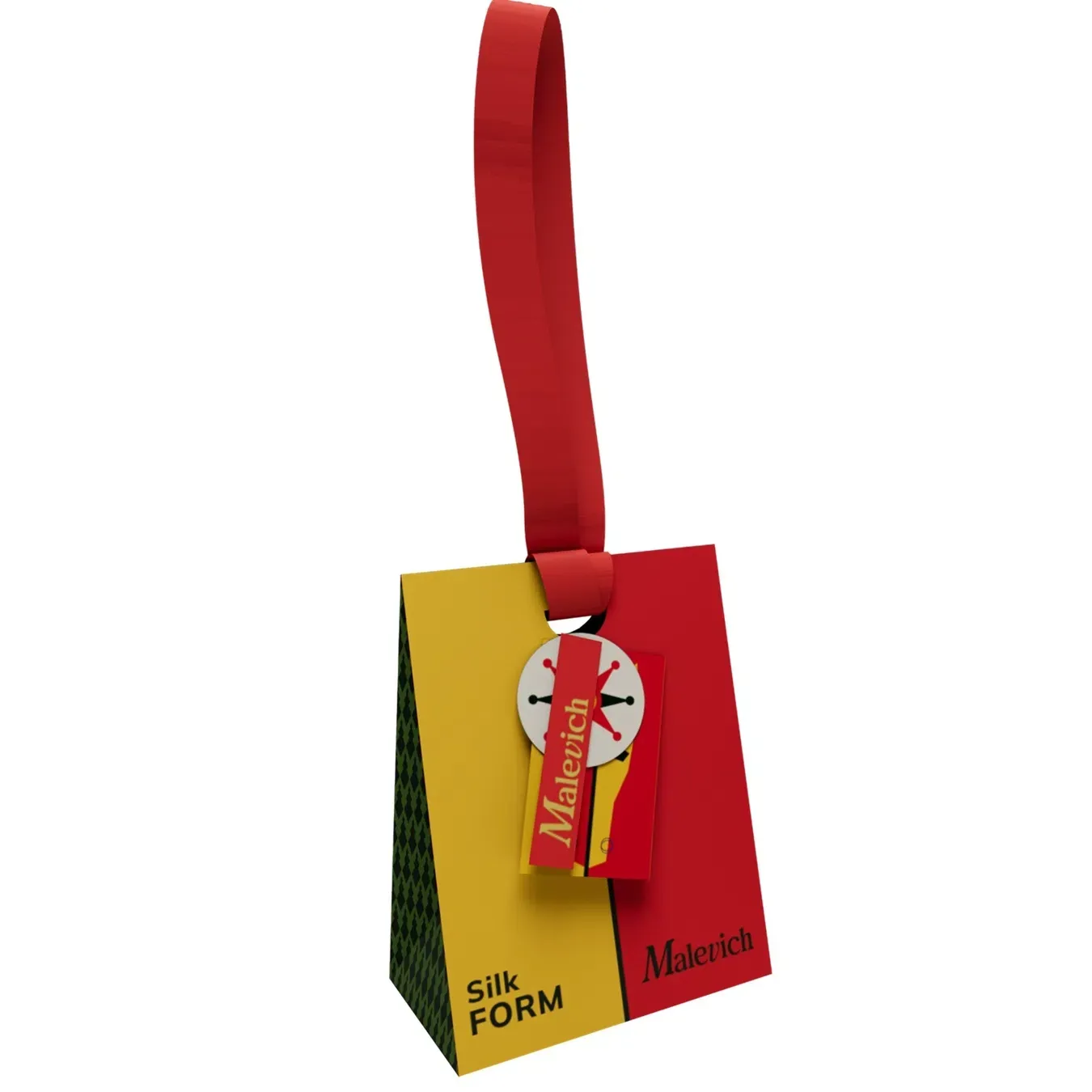 Набір Malevich (Малевич) Silk Form (Шовковий Дотик) Бальзам для губ, Шовкова хустка, Набір мініатюр та наліпки - Фото 1