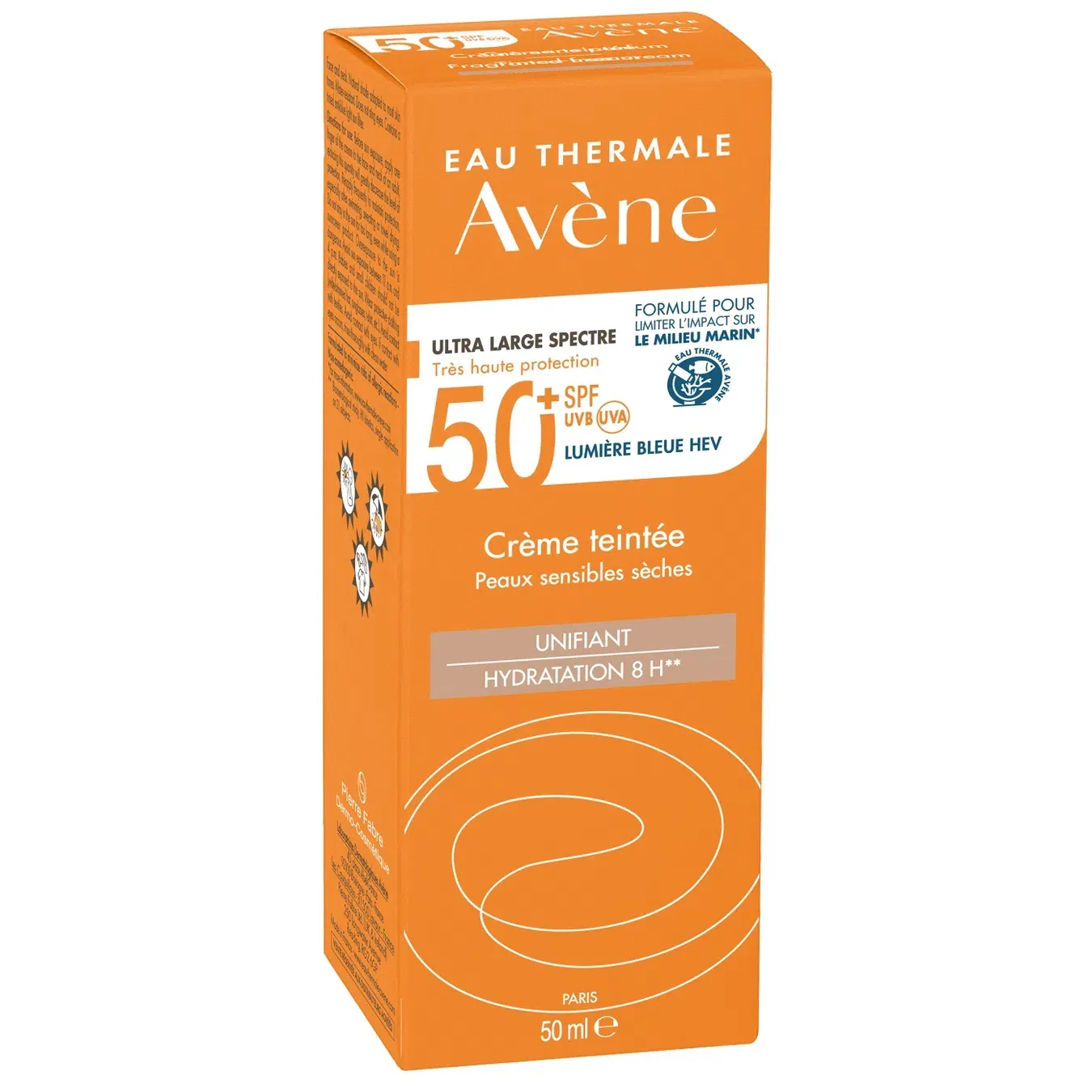 Крем Avene (Авен) для обличчя сонцезахисний тональний SPF50+ 50 мл - Фото 1
