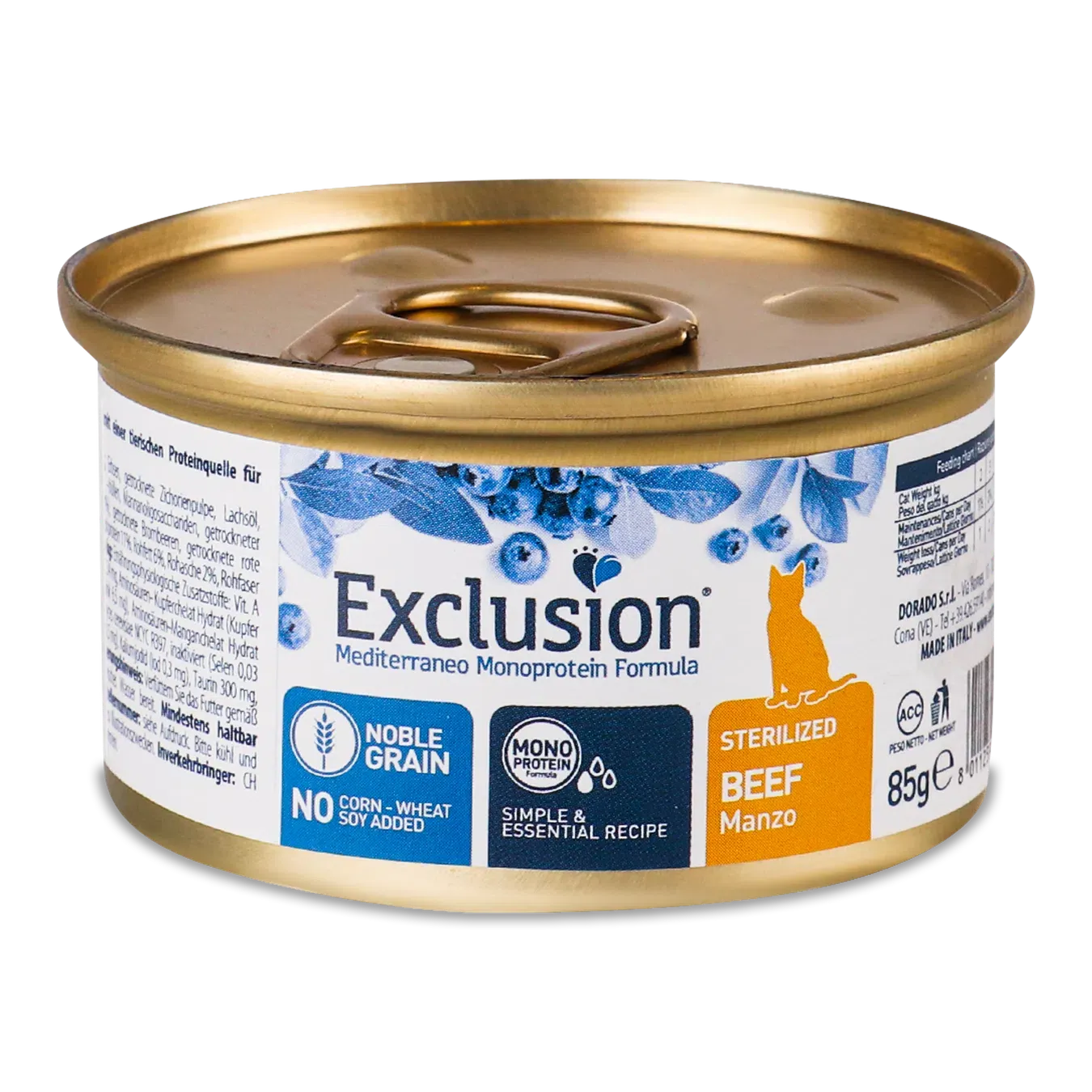 Корм для котів Exclusion Sterilized Beef - Фото 1