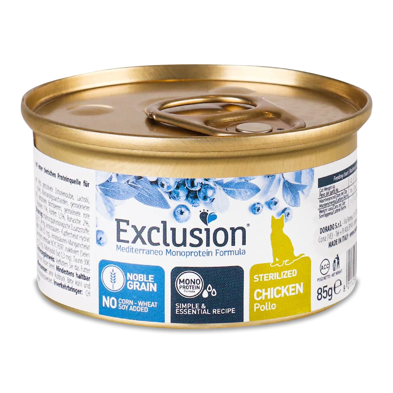 Корм для котів Exclusion Sterilized Chicken - Фото 1