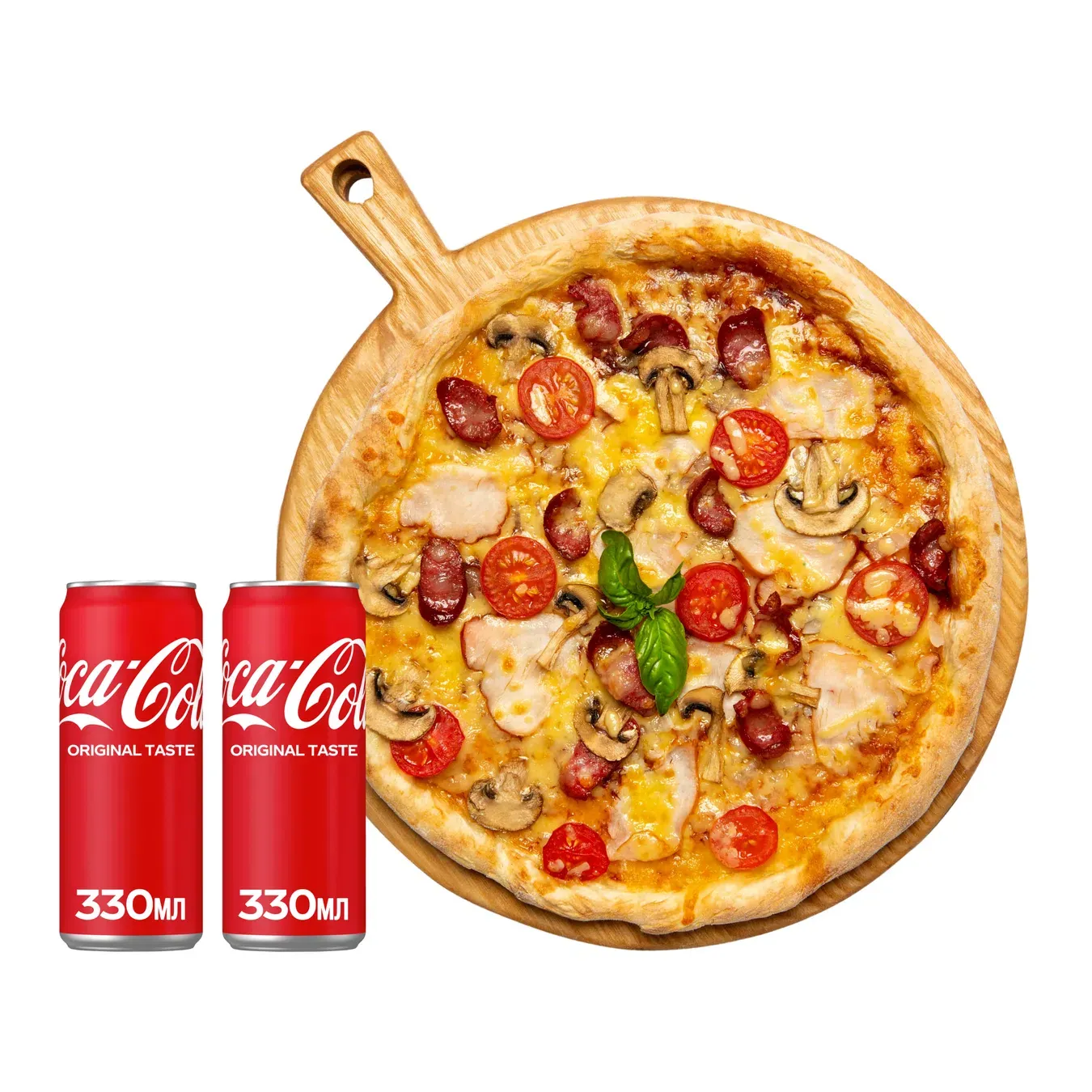 Барбекю + Coca-Cola Original 330мл - Фото 1