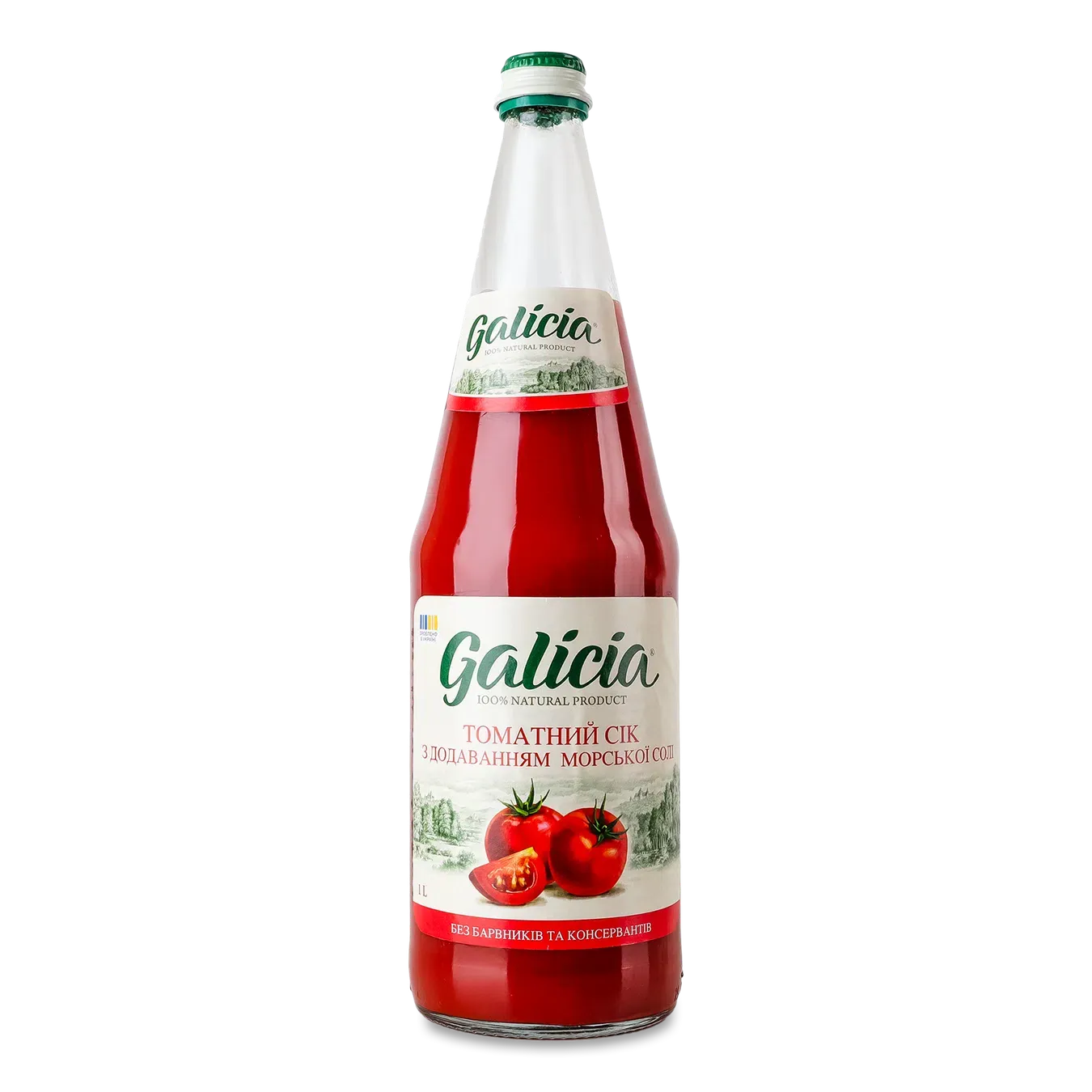 Сік Galicia томатний з сіллю та додав морськ солі - Фото 1