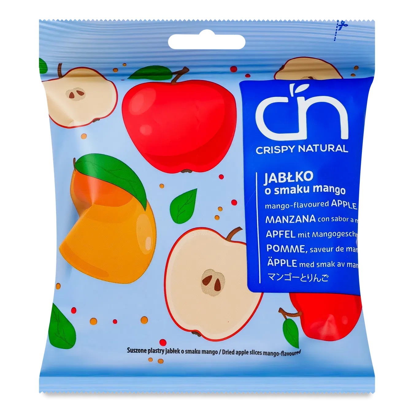 Чипси фруктові Crispy natural Яблуко зі смак манго - Фото 1