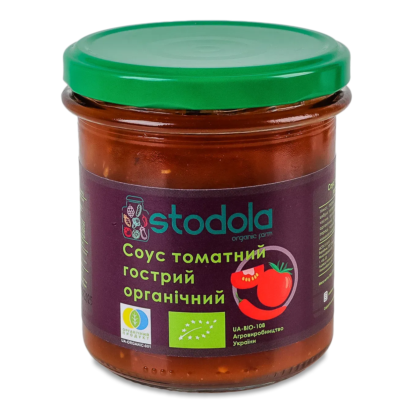 Соус Лавка традицій Стодола Щира Їжа томатний гострий органічний - Фото 1