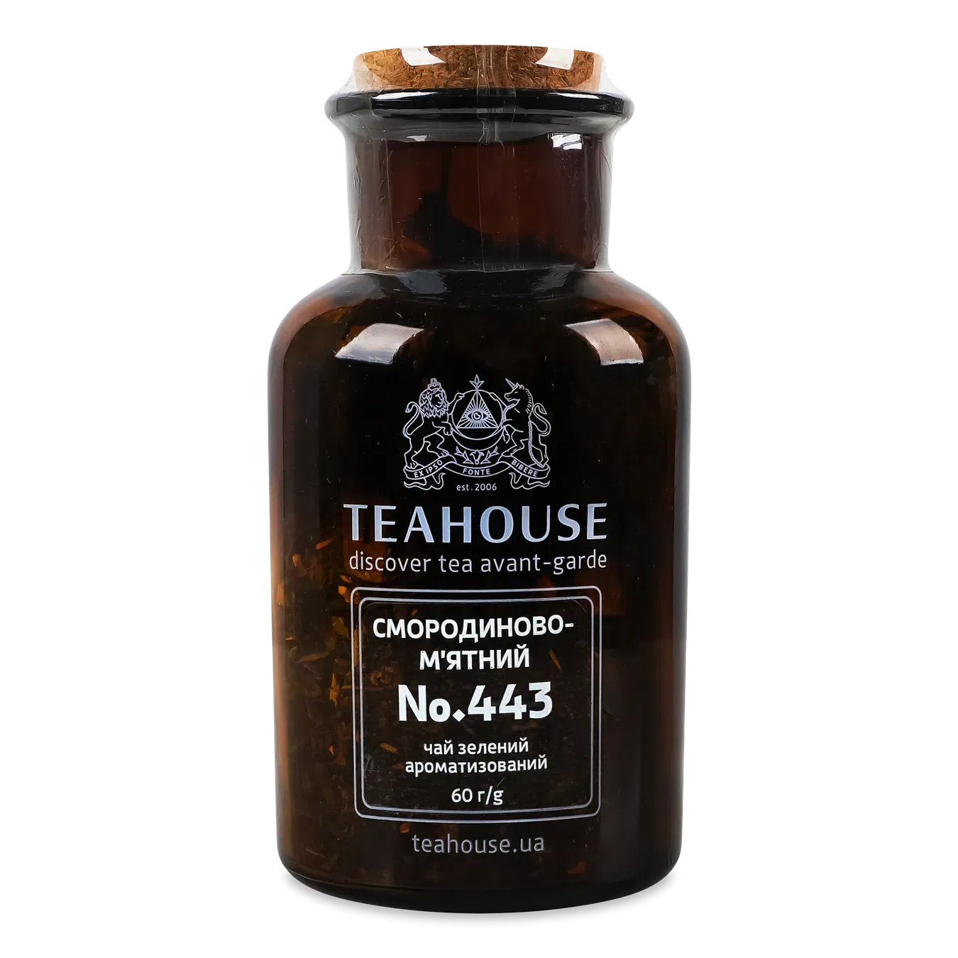 Чай зелений Teahouse Смородиново-м'ятний №443 - Фото 1