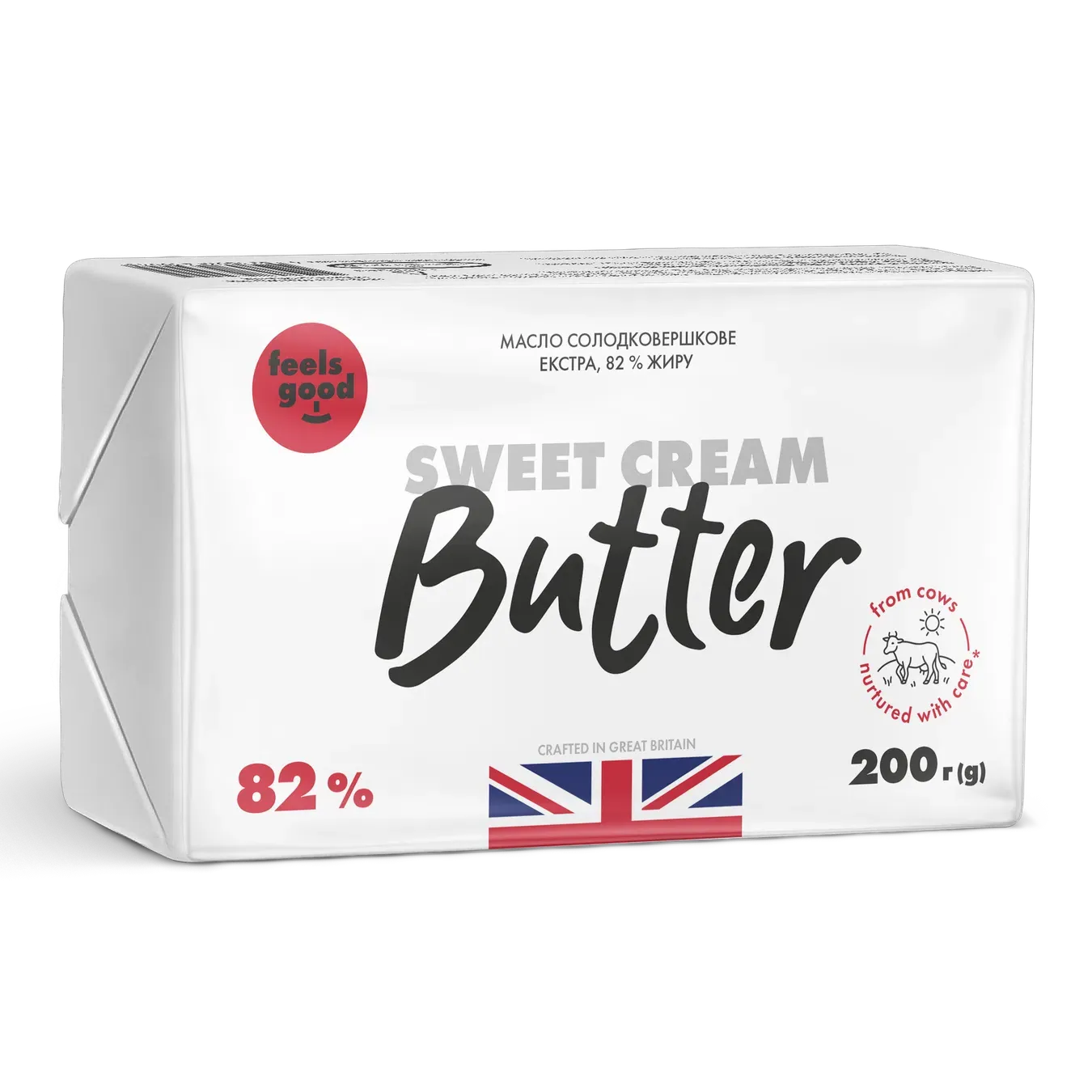 Масло солодковершкове Feels good екстра 82% - Фото 1