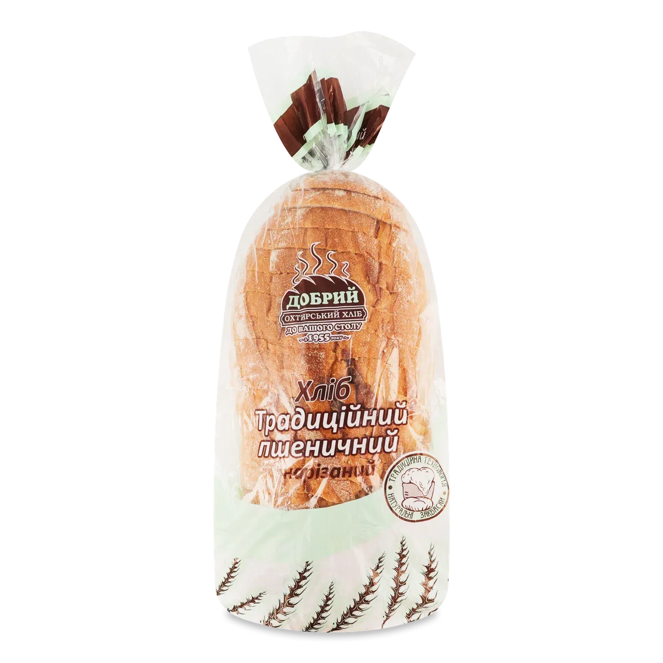 Хліб Добрий Традиційний пшеничний нарізаний ОХК - Фото 1