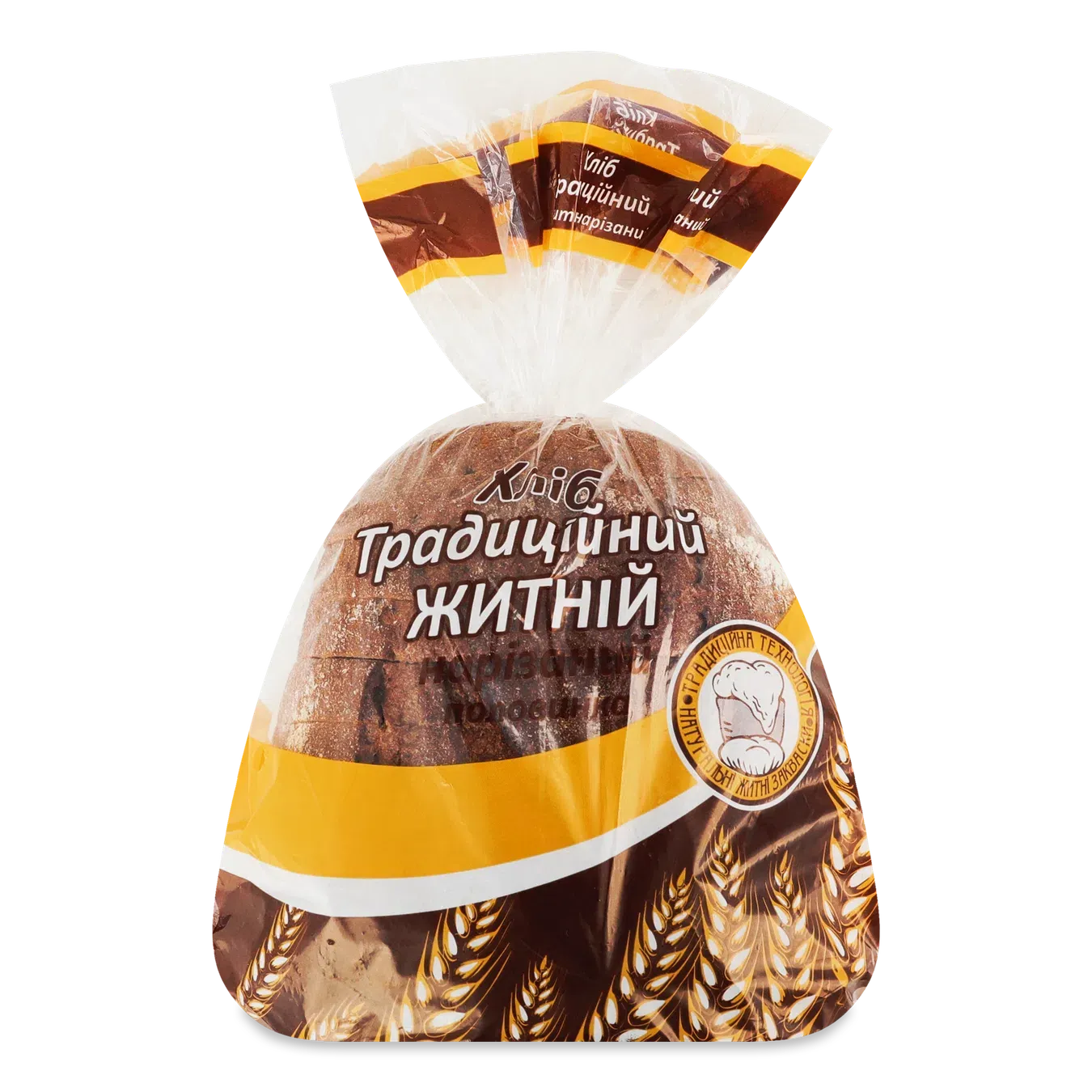 Хліб Добрий Традиційний житній полов нарізаний ОХК - Фото 1