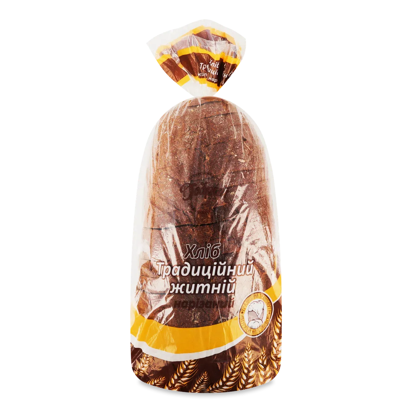 Хліб Добрий Традиційний житній нарізаний ОХК - Фото 1
