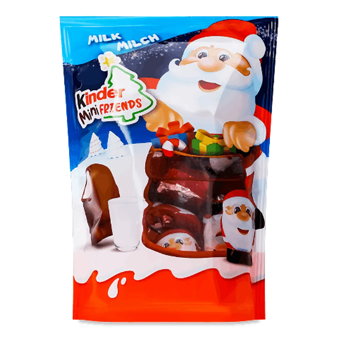 Цукерки Kinder Mini Friends з молочного шоколаду з молочною начинкою - Фото 1