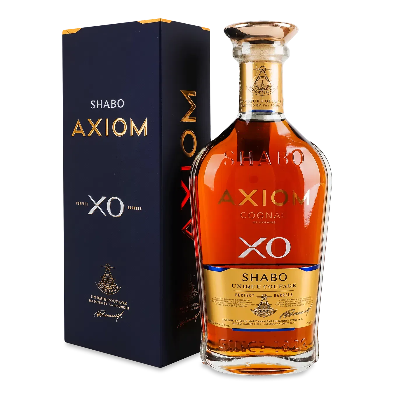 Коньяк Shabo Axiom XO в коробці - Фото 1