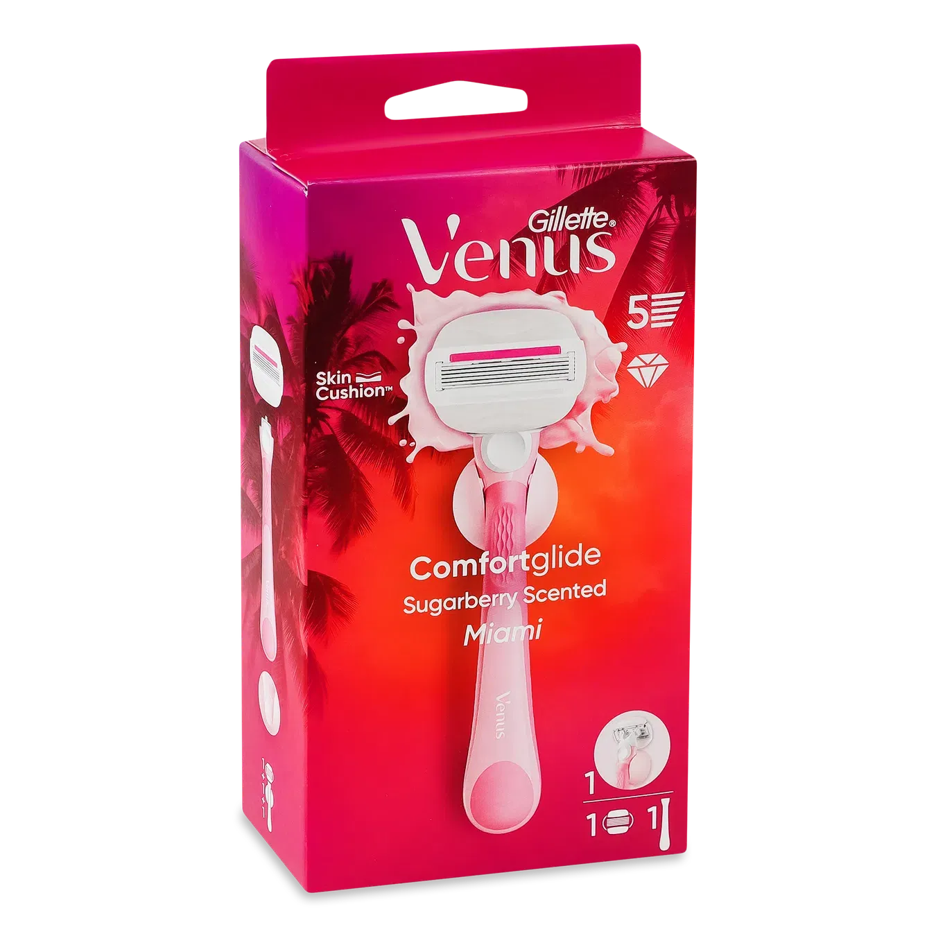 Набір Venus ComfGlide SugarberryMiami брит+1к+трим - Фото 1