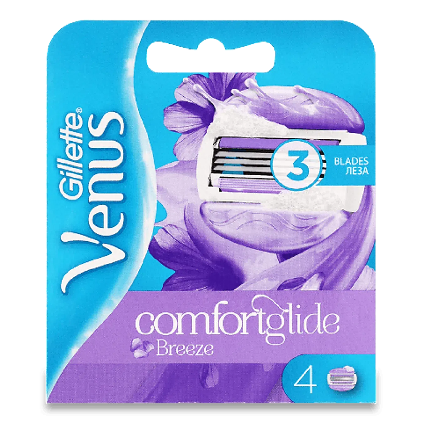 Касети для гоління Venus Comfort Glide Breez - Фото 1