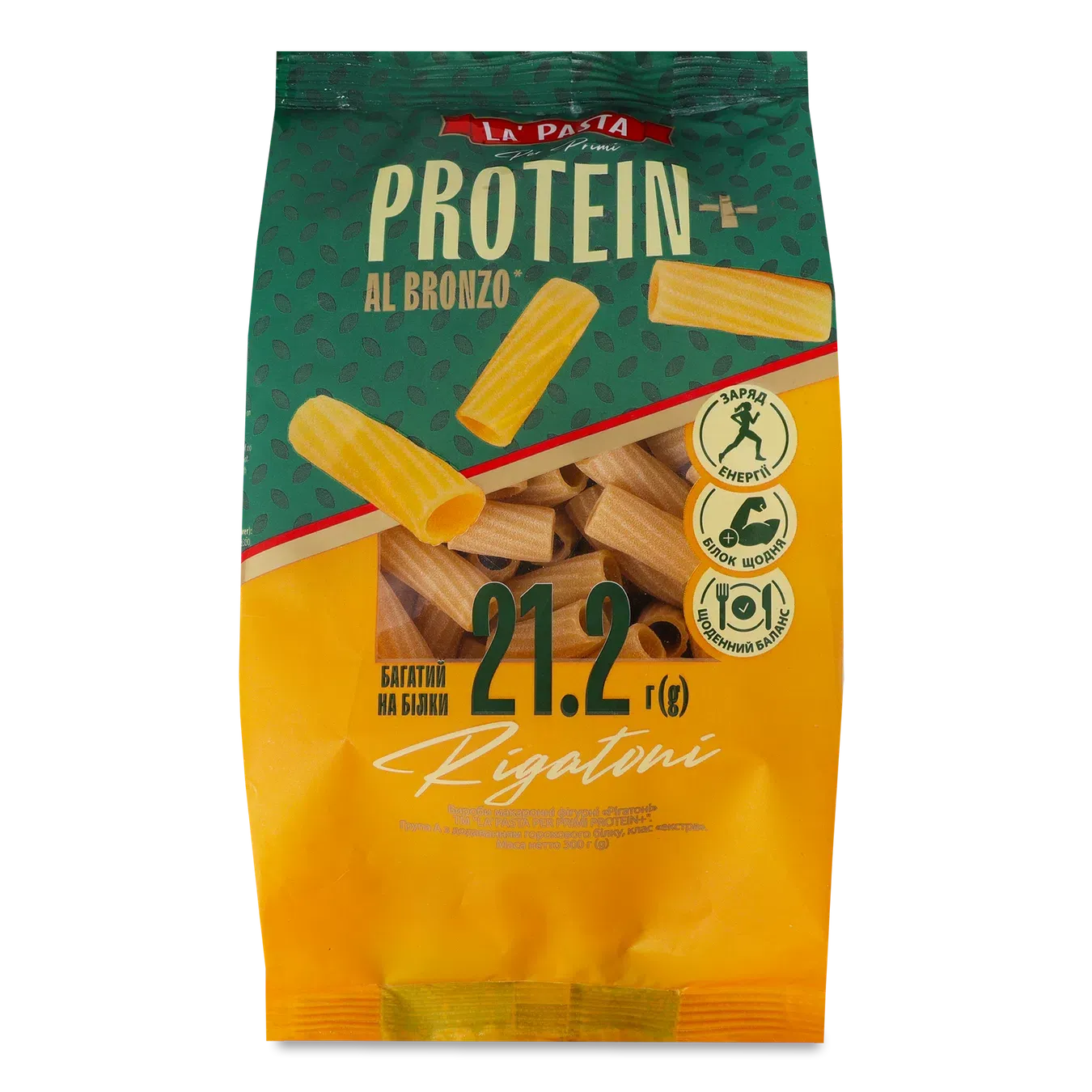 Вироби макаронні La Pasta Per Primi Rigatoni Prot - Фото 1