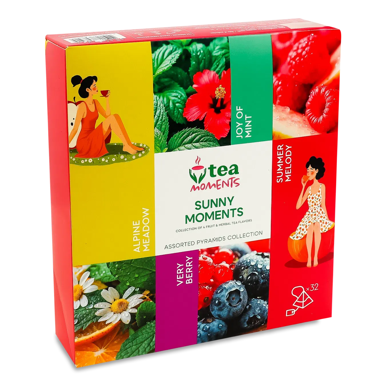 Чай Tea Moments Sunny moments асорті 4 види - Фото 1