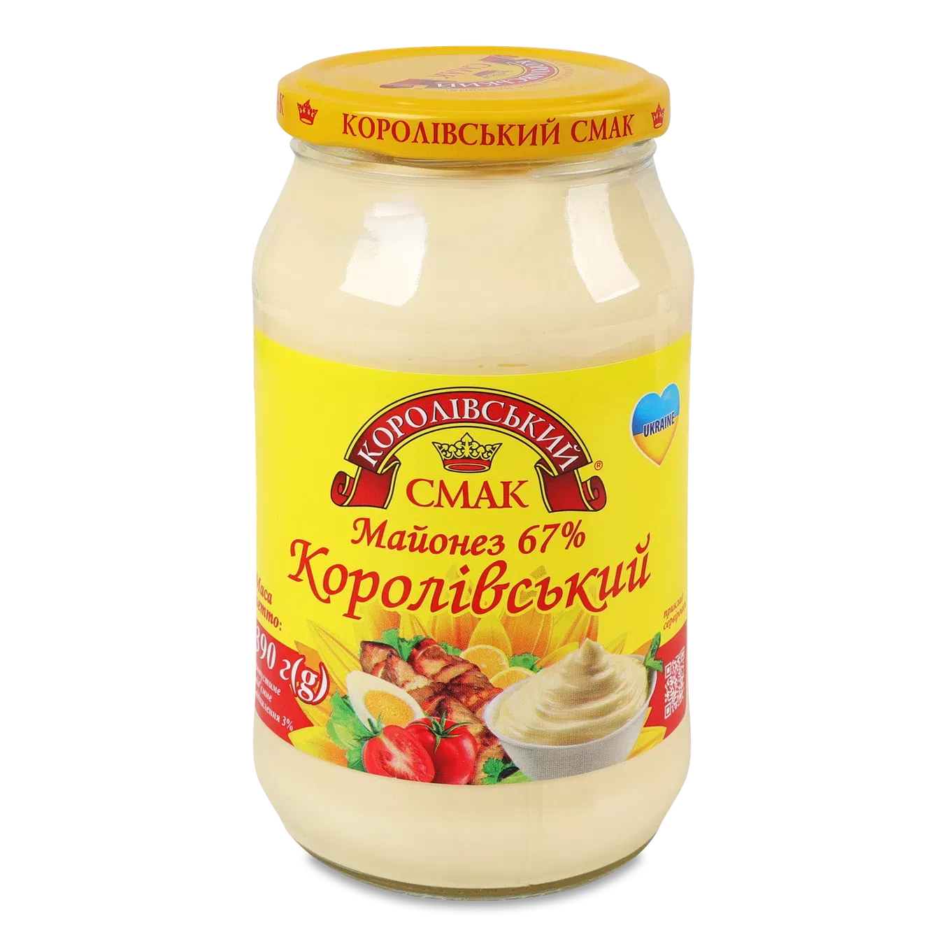 Майонез Королівський смак Королівський 67% с/б - Фото 1