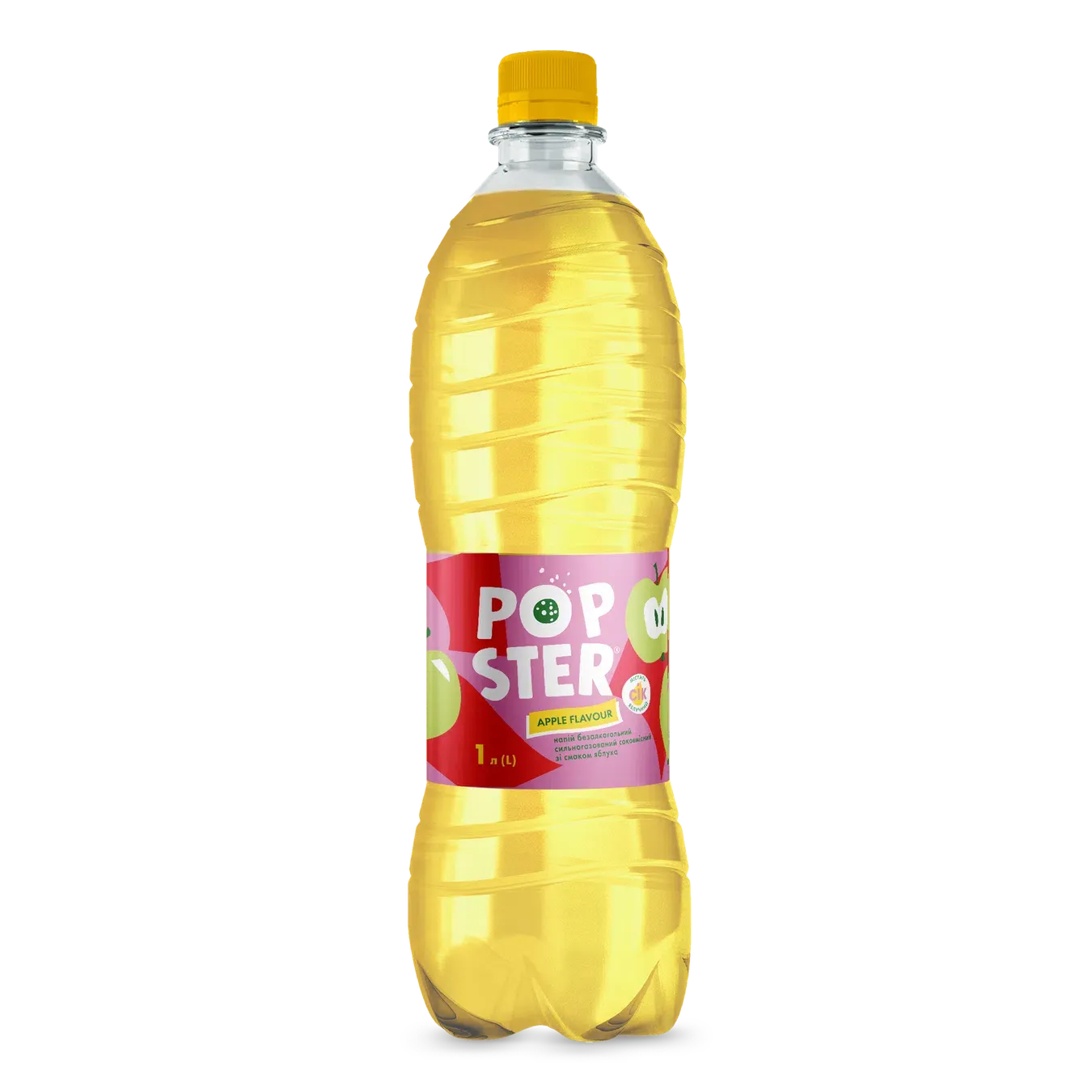 Напій соковмісний Popster зі смаком яблука сил/газ - Фото 1