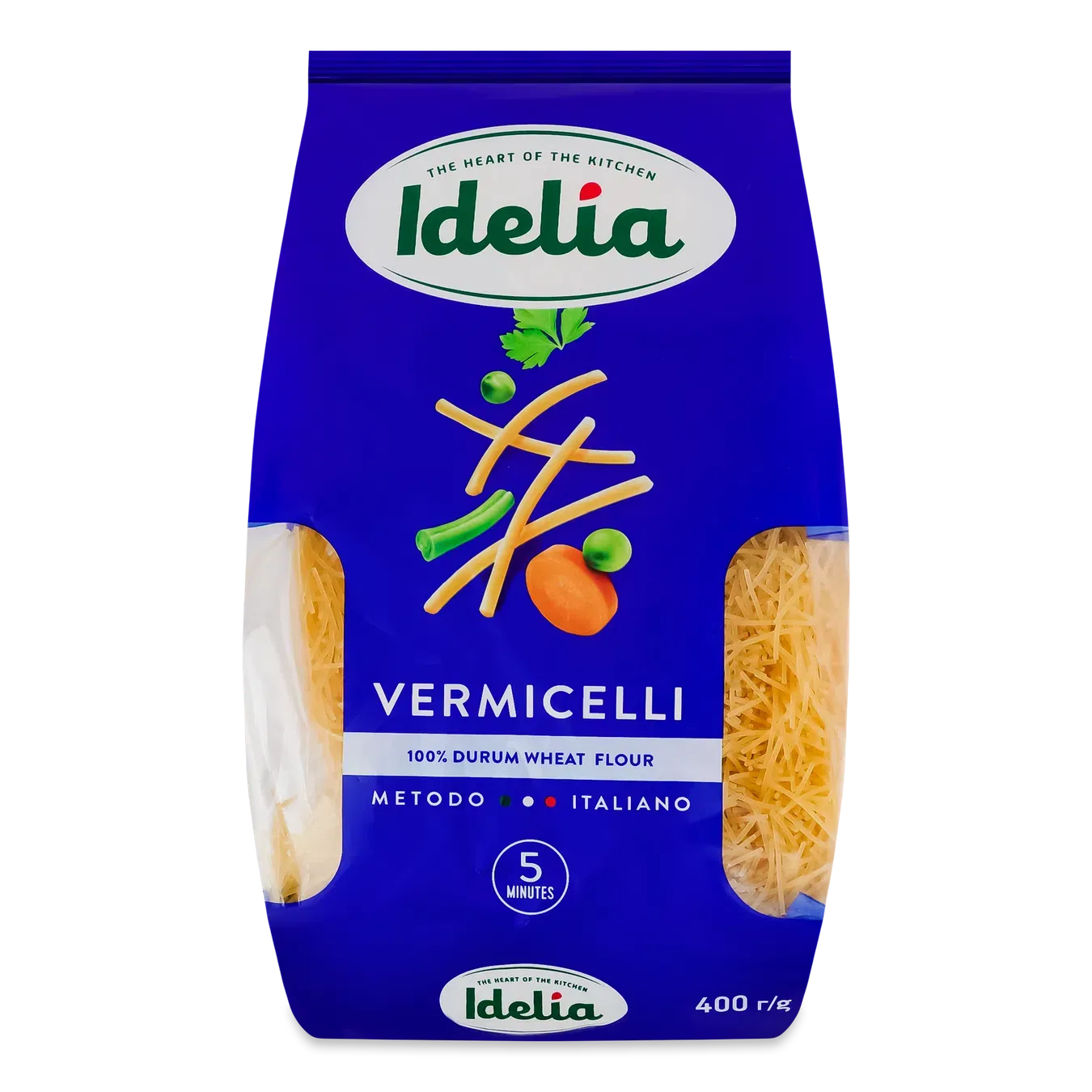 Вироби макаронні Idelia Вермішель - Фото 1