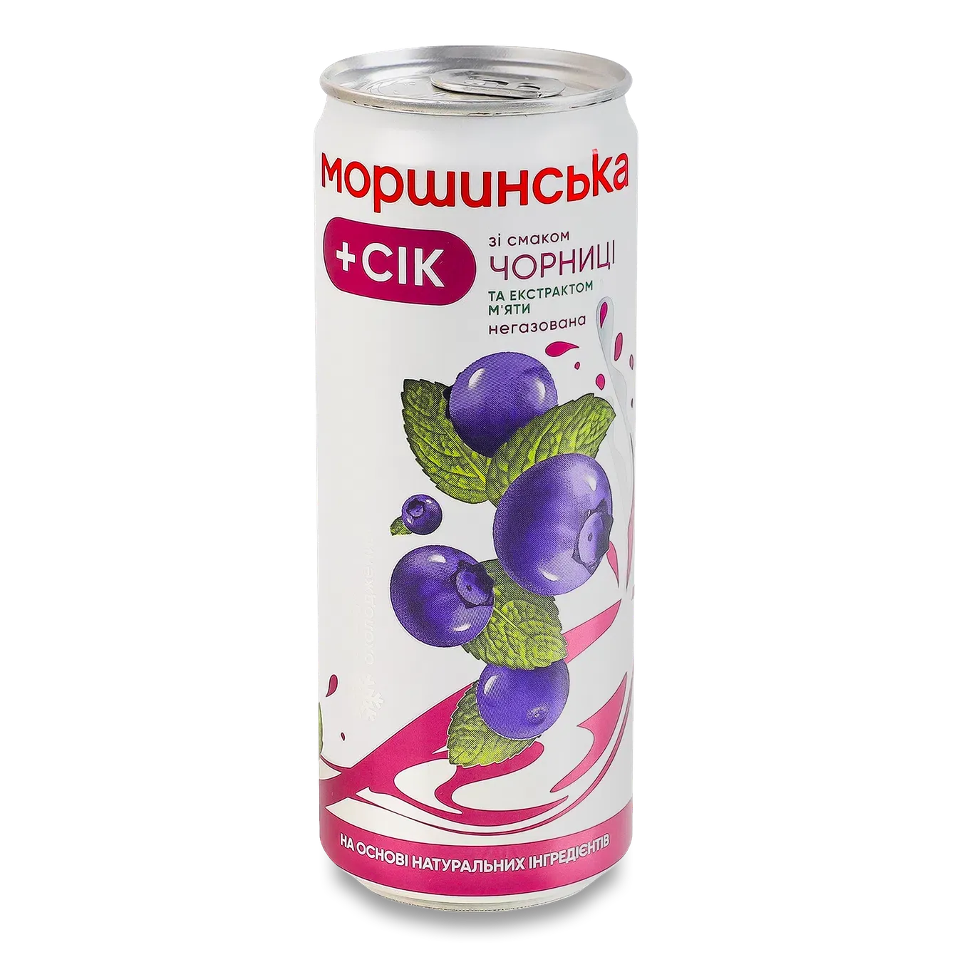 Напій соковмісний Моршинська Чорниця-М'ята негазований з/б - Фото 1