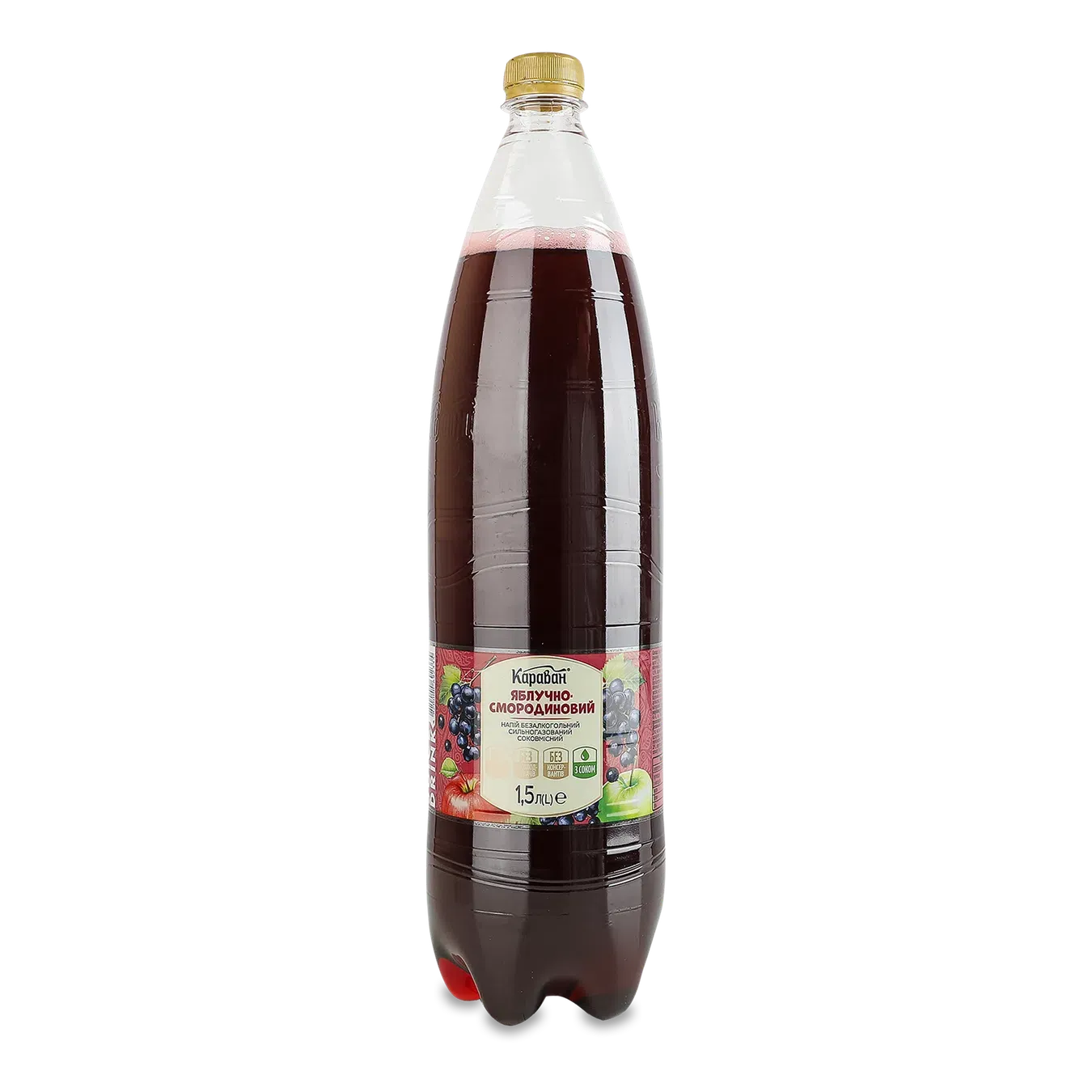 Напій соковмісний Караван Яблучно-смородиновий - Фото 1