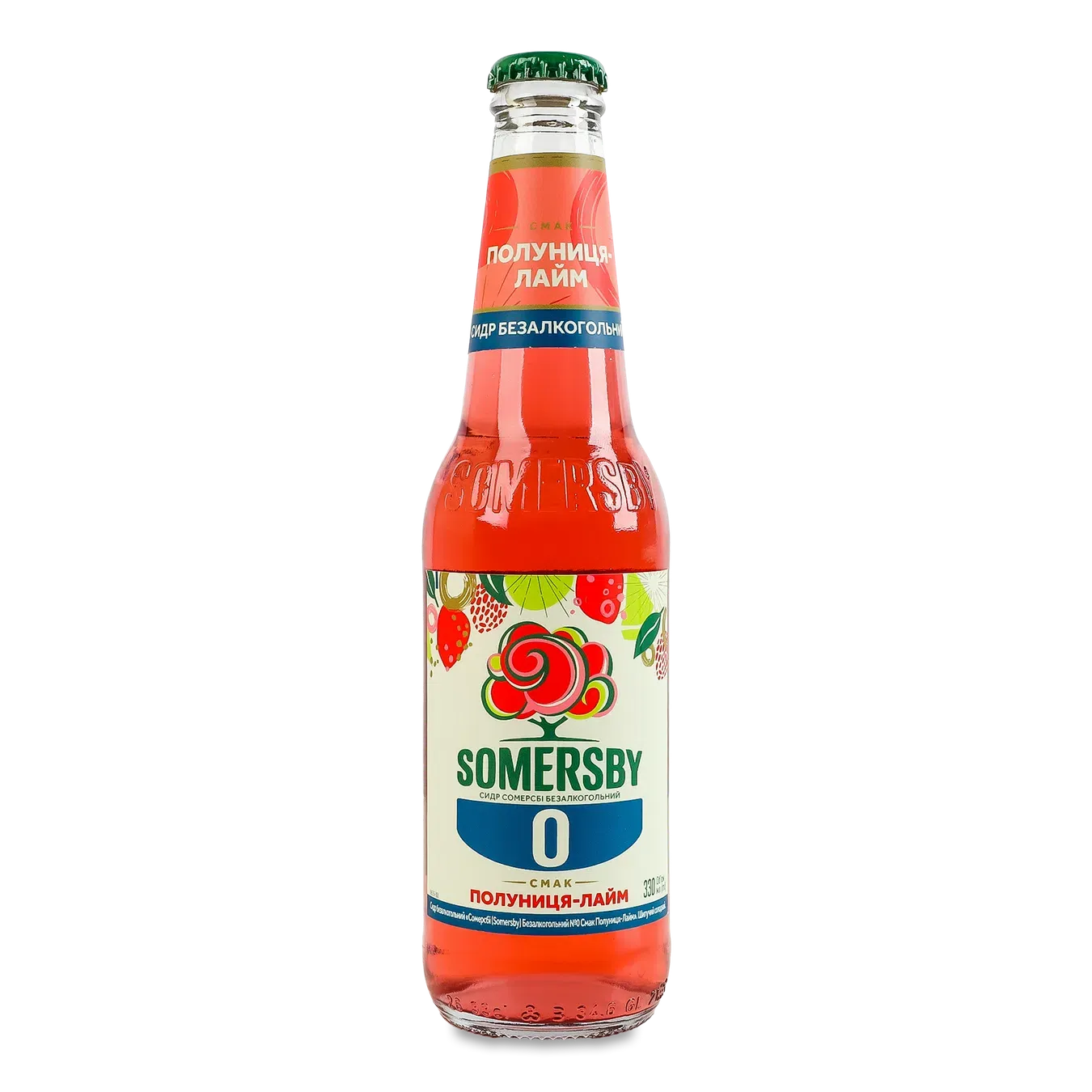 Сидр Somersby Полуниця-лайм безалкогольний - Фото 1