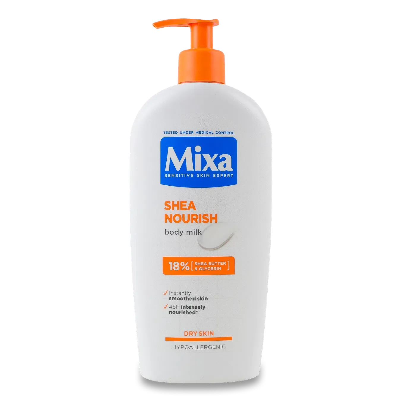 Молочко для тіла Mixa з маслом ши живильне - Фото 1