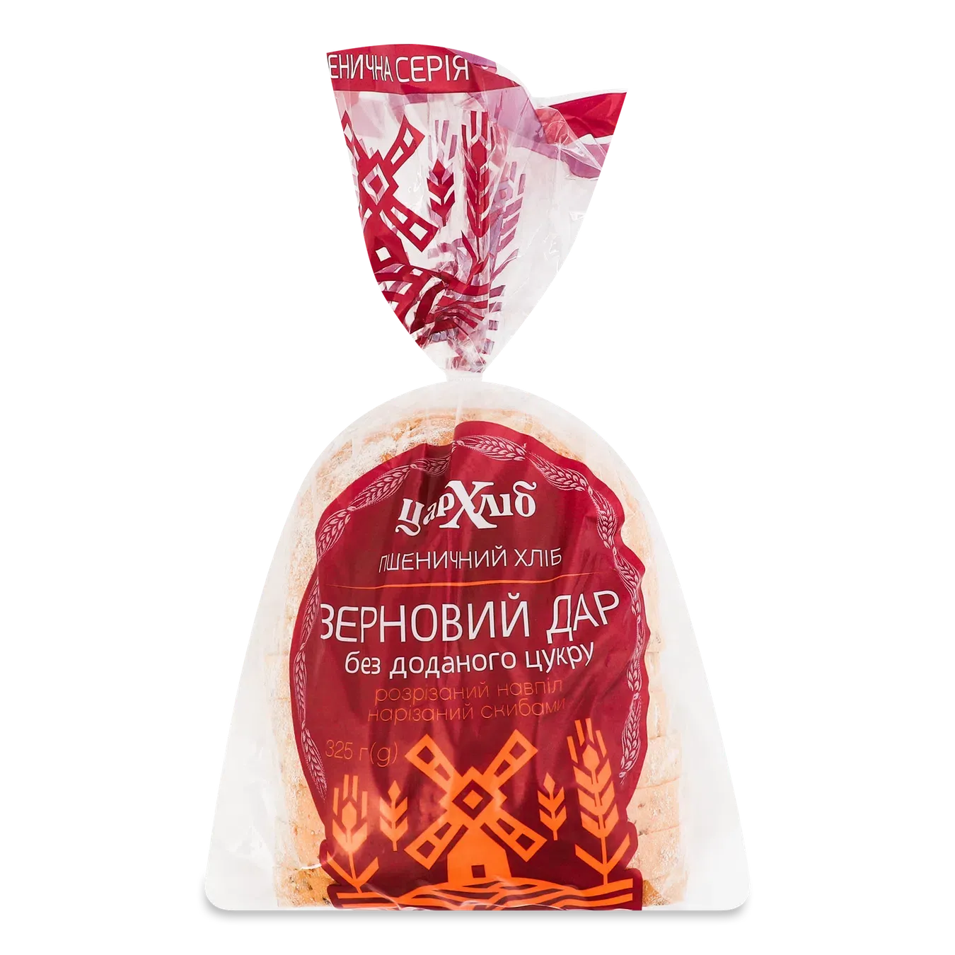 Хліб Цар-Хліб Зерновий дар без додан цукру нарізан - Фото 1