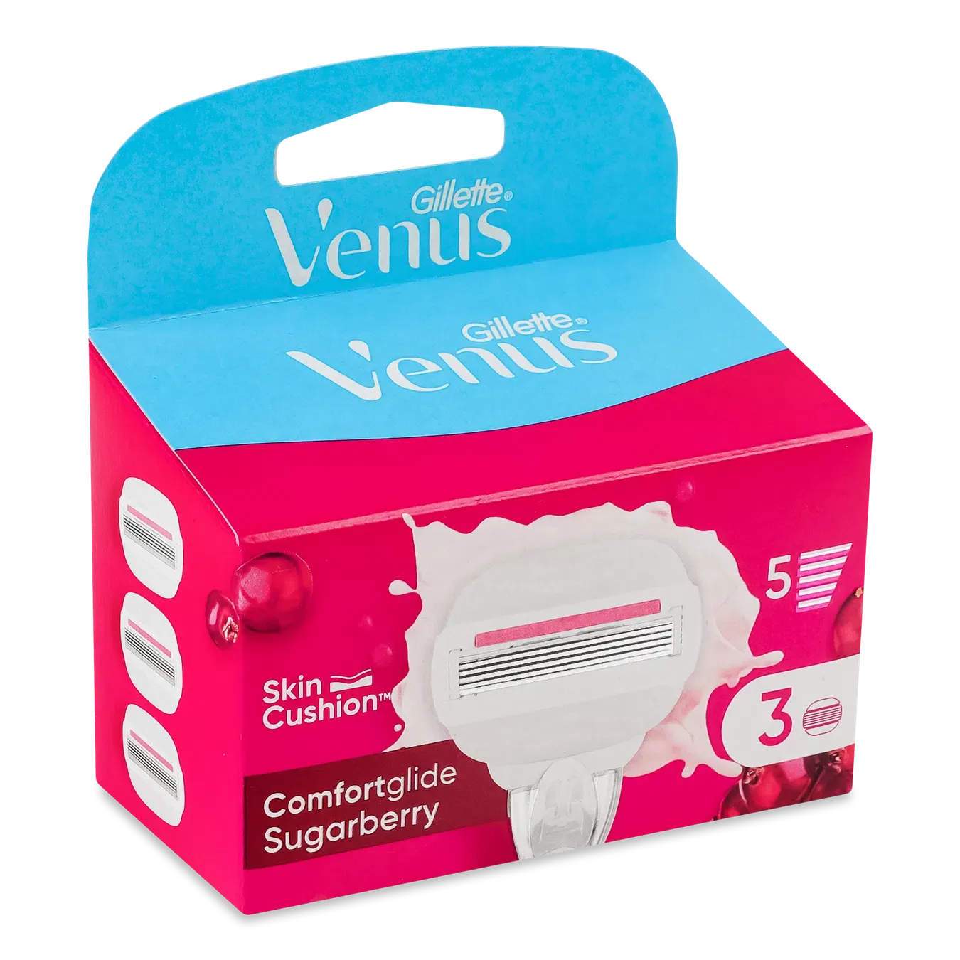 Касети змінні Venus Comfort Glide Breeze солодкі ягоди - Фото 1