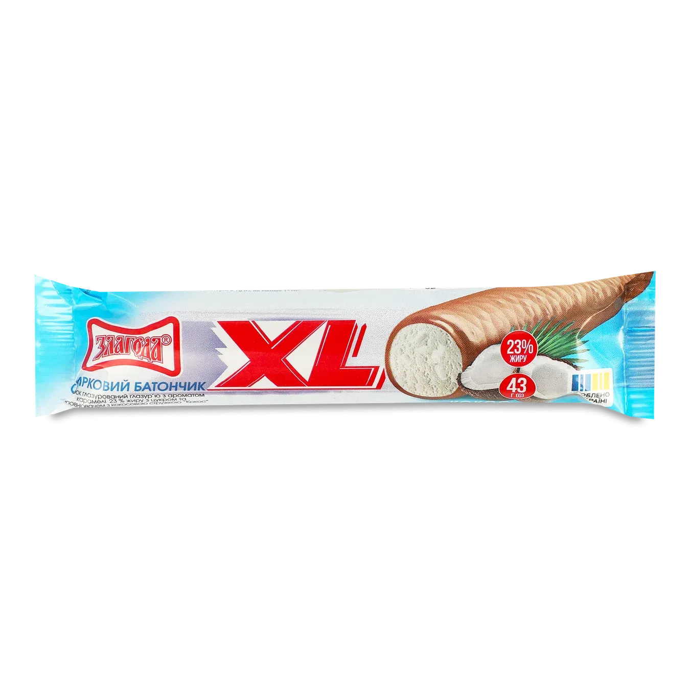 Сирок глазурован Злагода напов кокос аром карам23% - Фото 1