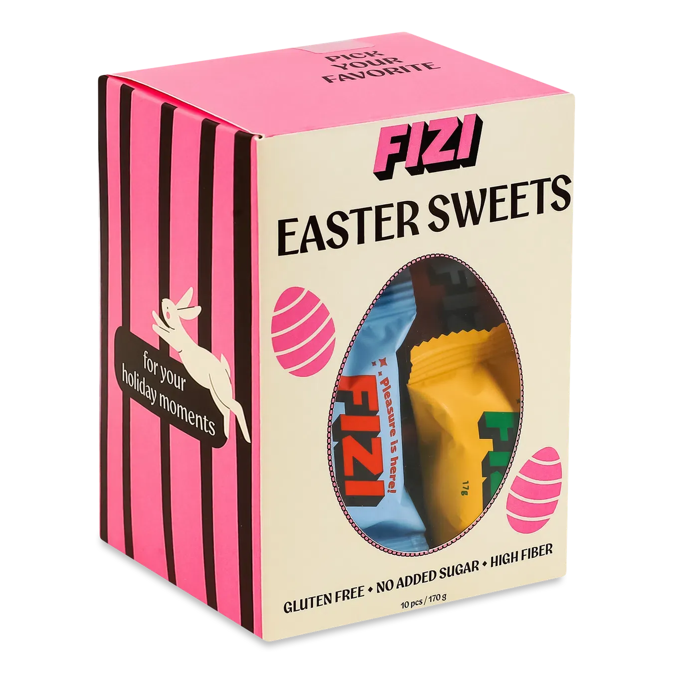 Набір цукерок Fizi Easter sweets з підсолоджувачем - Фото 1