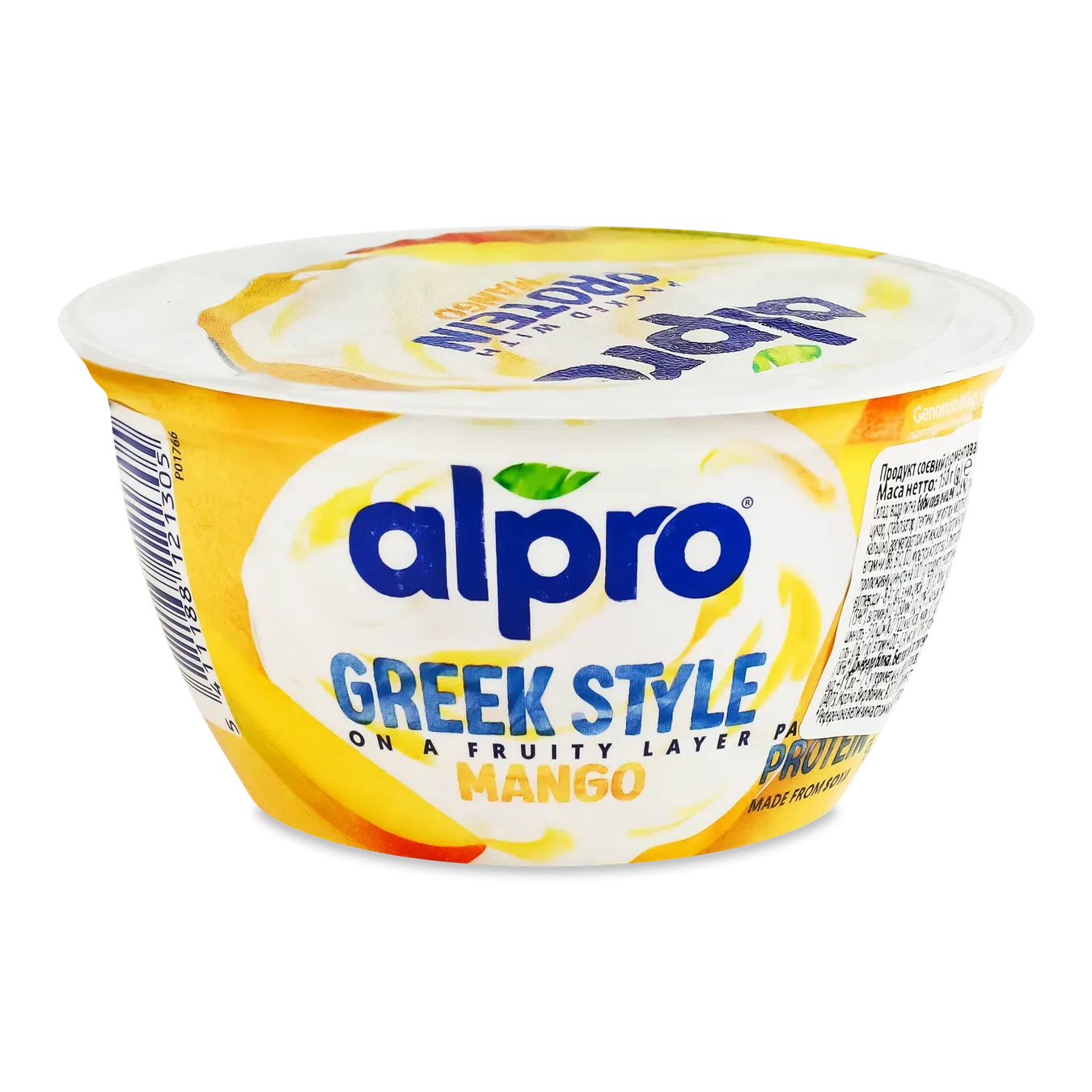 Продукт соєвий Alpro ГрецькийСтиль з манго фермент - Фото 1