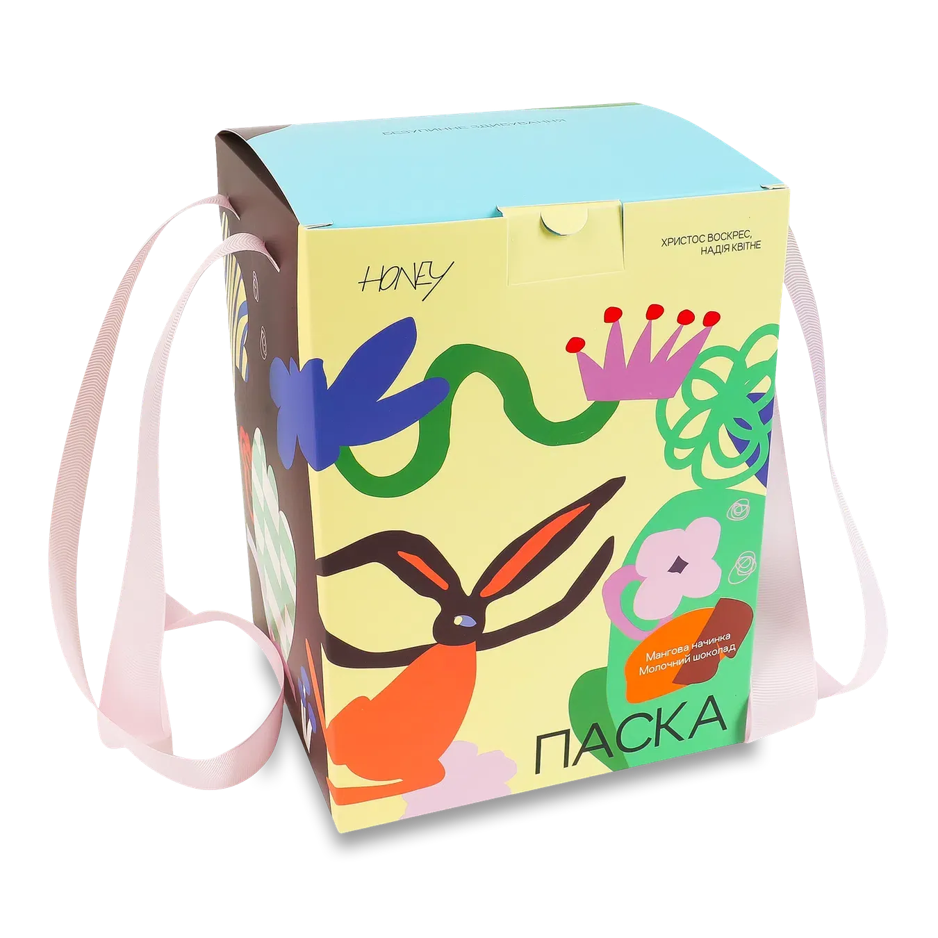 Паска Лавка Традицій Honey з манговою начинкою та молочним шоколадом - Фото 1