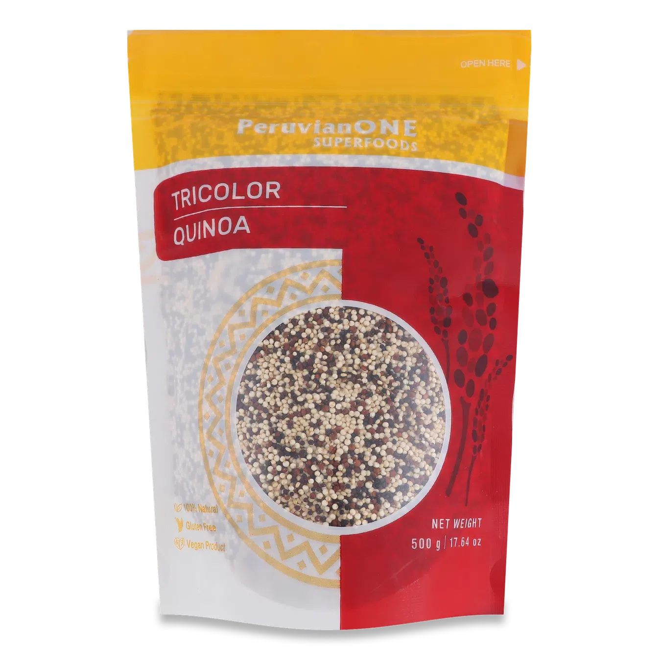 Кіноа PeruvianONE Superfoods суміш білої, червоної та чорної - Фото 1